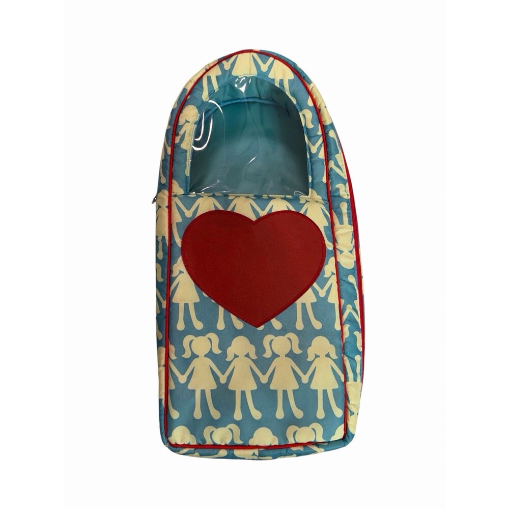 Battat Our Generation 18" Doll Carrier Backpack Travel Case Red Blue White